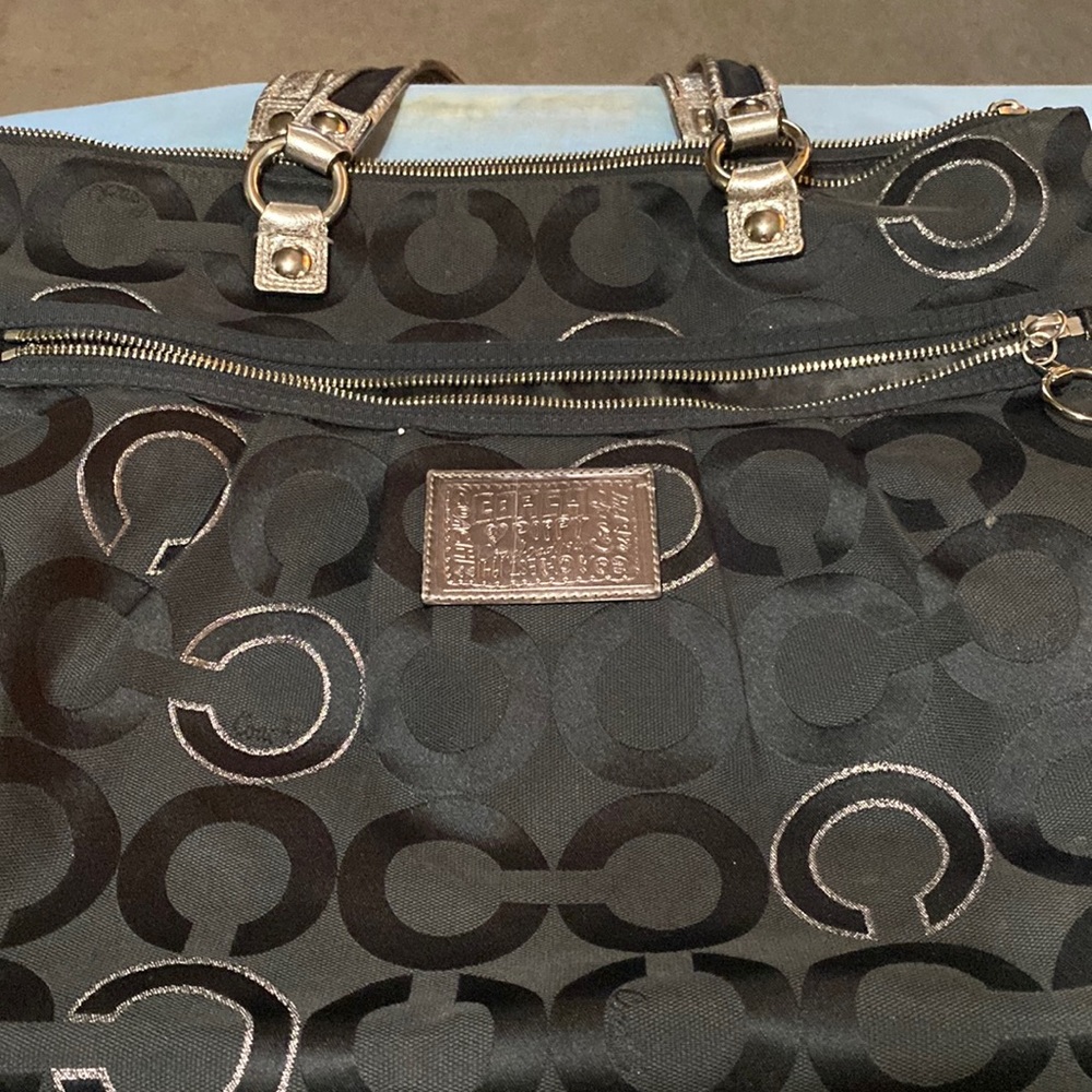 Coach poppy handbag tote purse tote XL